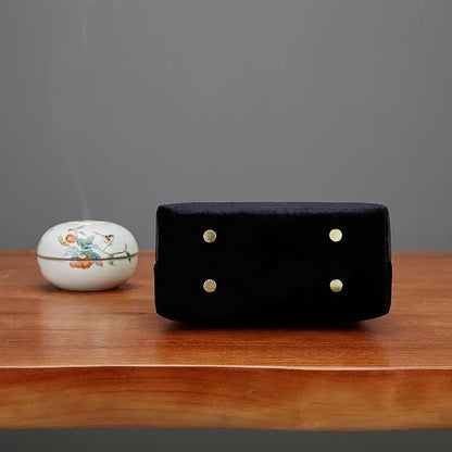 Round Handle Vintage Women S Leather Handbags