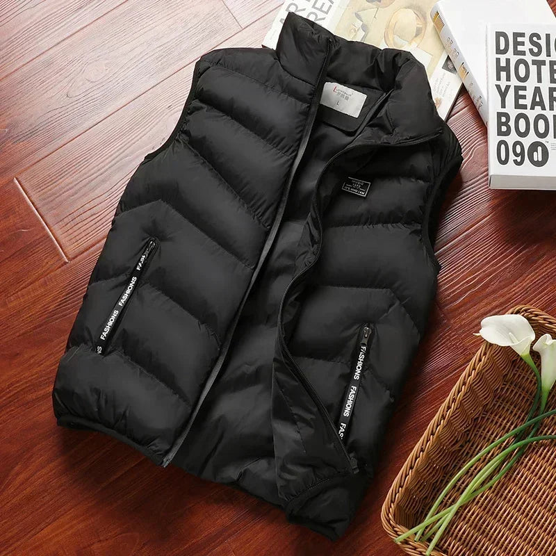 Bright Puffer Vest for Effortless Functional Cozy Street Style Layering