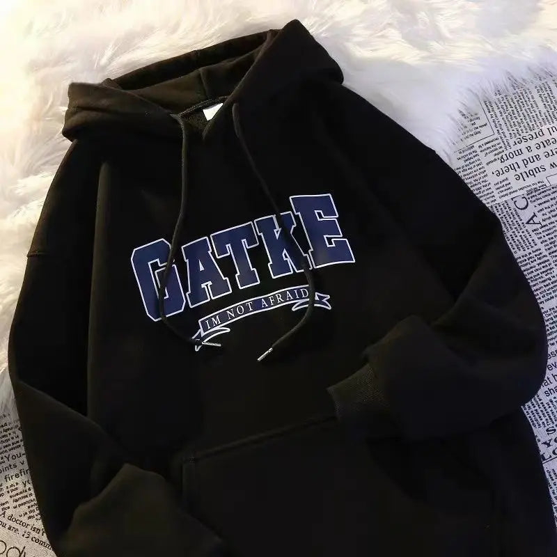 2356 What Is The Next One Printed Cotton Casual Hoodies