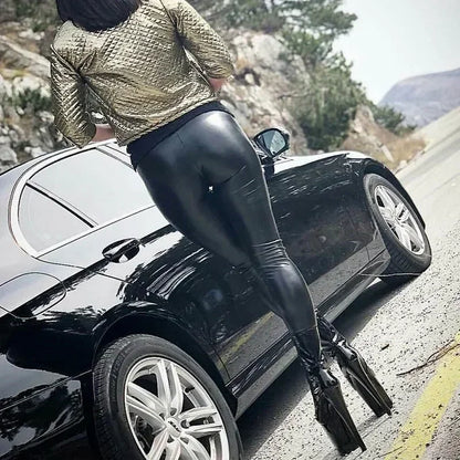 Trendy Street Style Women High Elasticity Tights