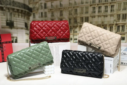 Womens Chic Vintage Leather Messenger Bag