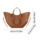 Large Capacity Chic PU Leather Shoulder Tote for Women