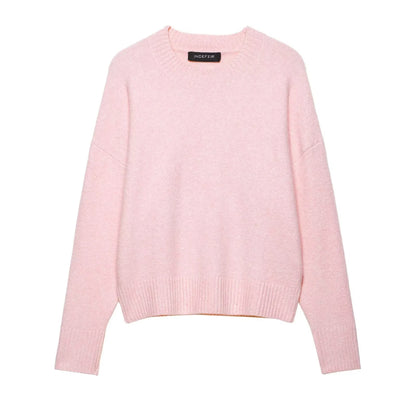 Casual Simple Solid Women Sweaters