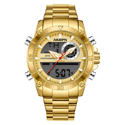 Mens Multi Color Dial Stainless Steel Analog Watch