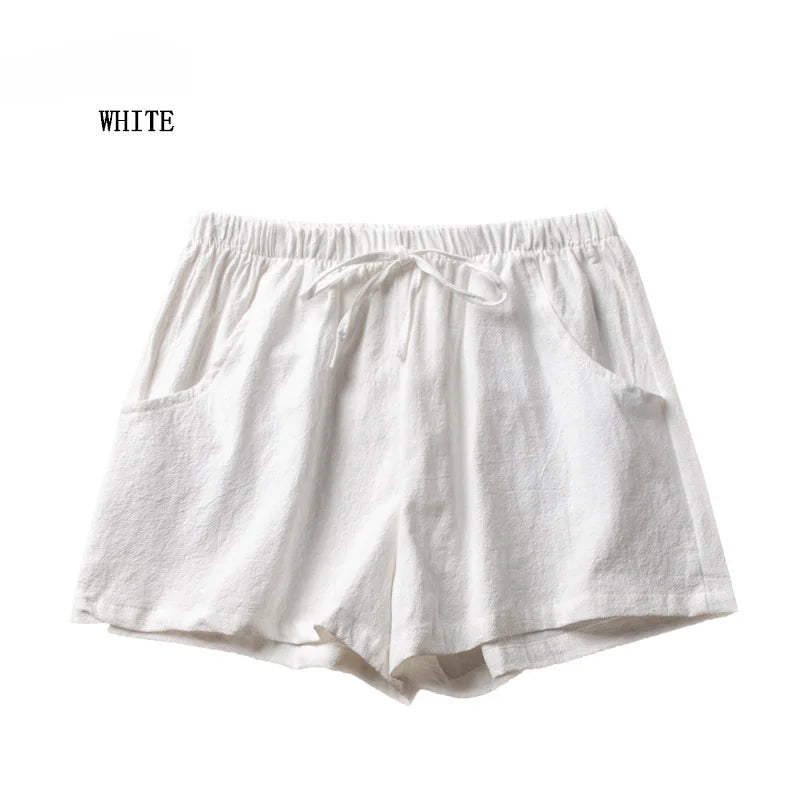 England Style Mid Waist Women Casual Shorts