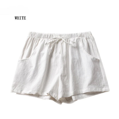England Style Mid Waist Women Casual Shorts