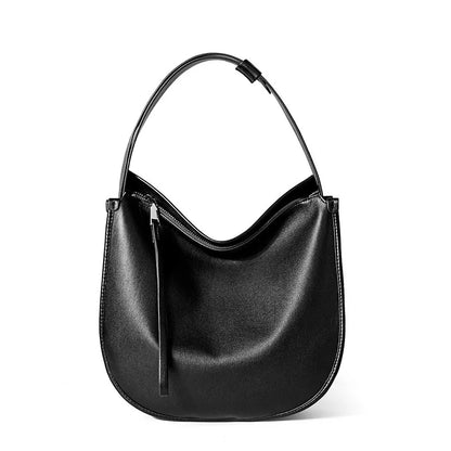 Genuine Leather High Quality Single Shoulder Zipper Tote Bags