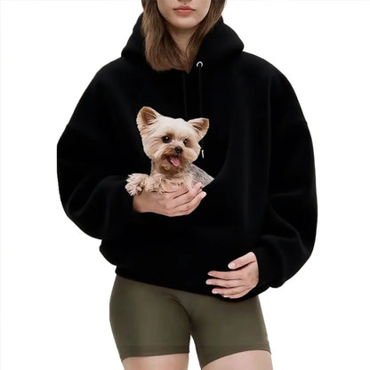 Cat Lover Front Carrier Pack Kangaroo Hoodie