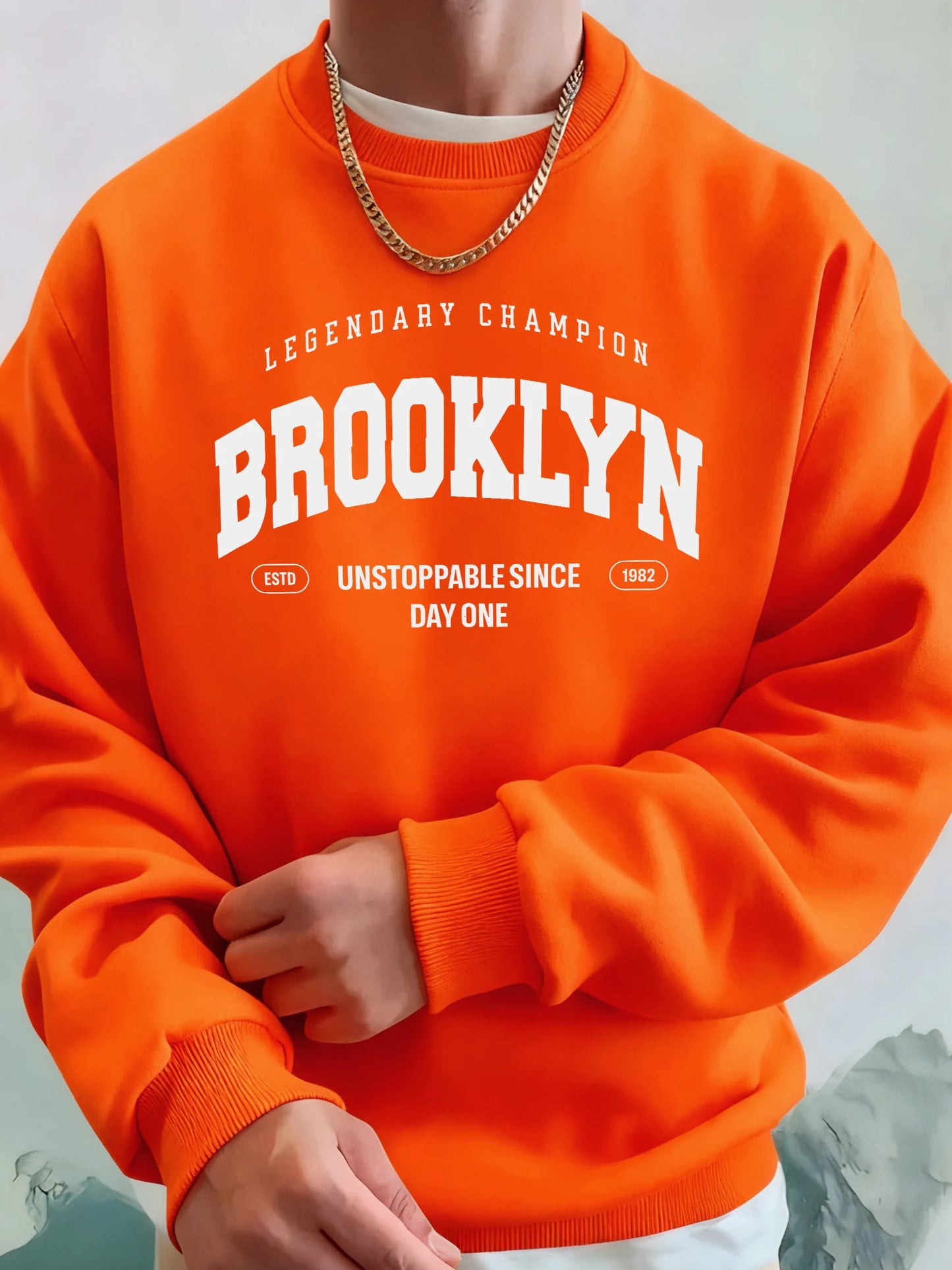Womens Casual Superior Brooklyn Print Sweatshirts