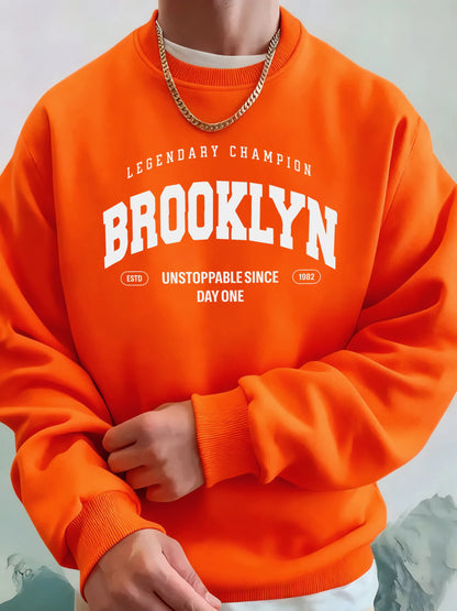 Womens Casual Superior Brooklyn Print Sweatshirts