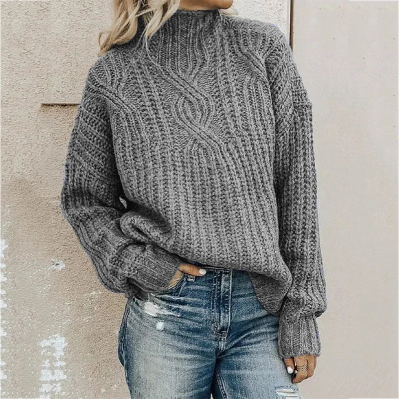 Twisted Belted Long Women Sweaters