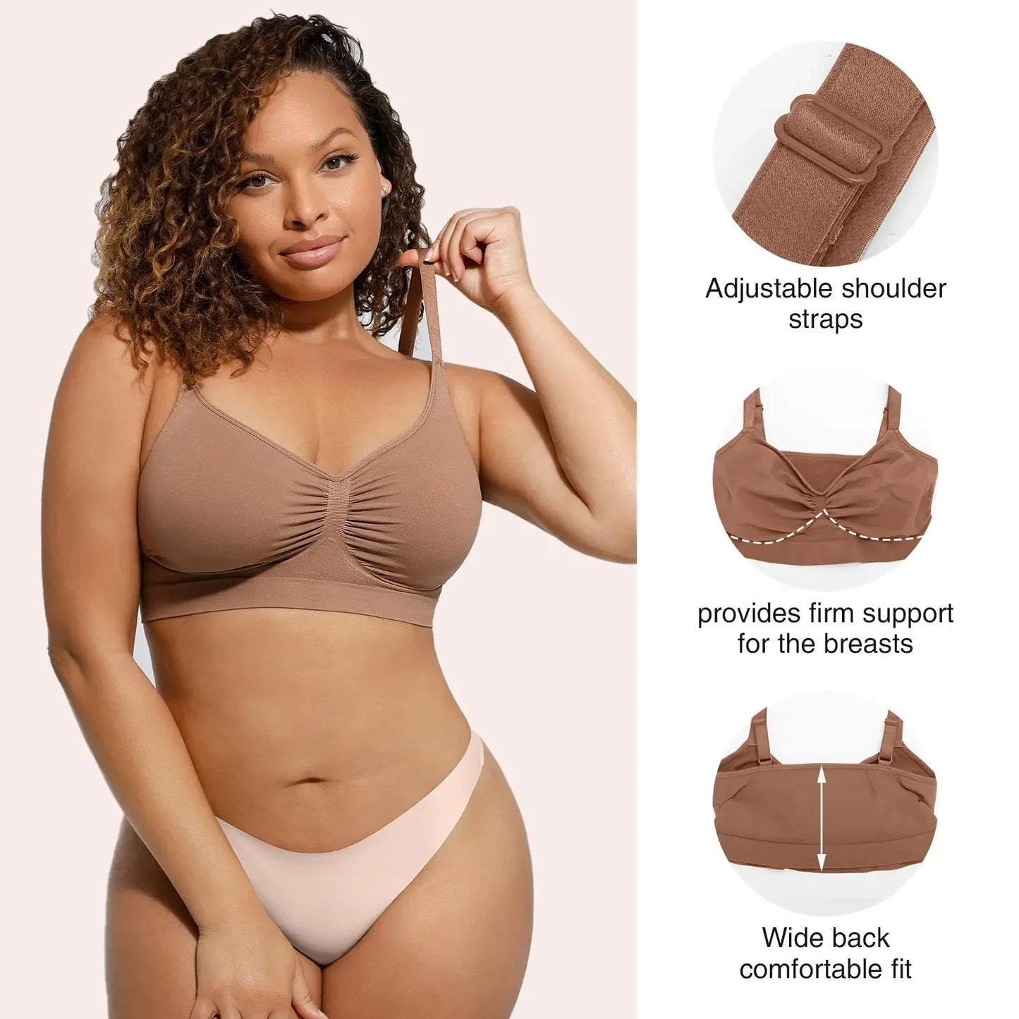 Everyday Essentials: Comfortable Seamless Nude Bralette