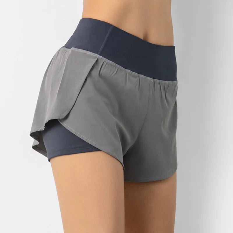 Breathable Quick Dry Sweat Wicking Zipper Pocket Track Shorts