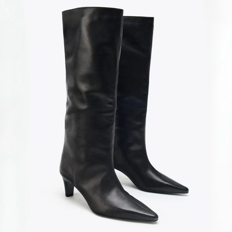 Brand Womens Rubber Boots Sexy Thigh High Heels Fashion Over The Knee Cowboy Boots For Women Rain Sexy Style