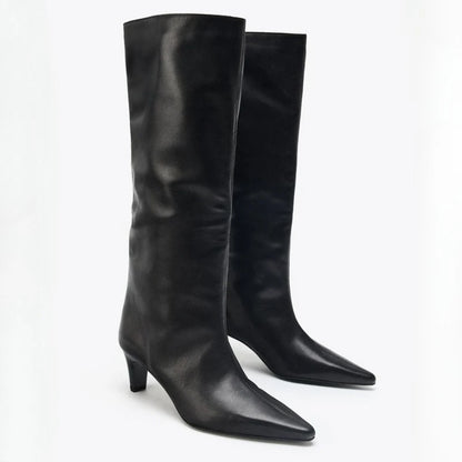 Brand Womens Rubber Boots Sexy Thigh High Heels Fashion Over The Knee Cowboy Boots For Women Rain Sexy Style