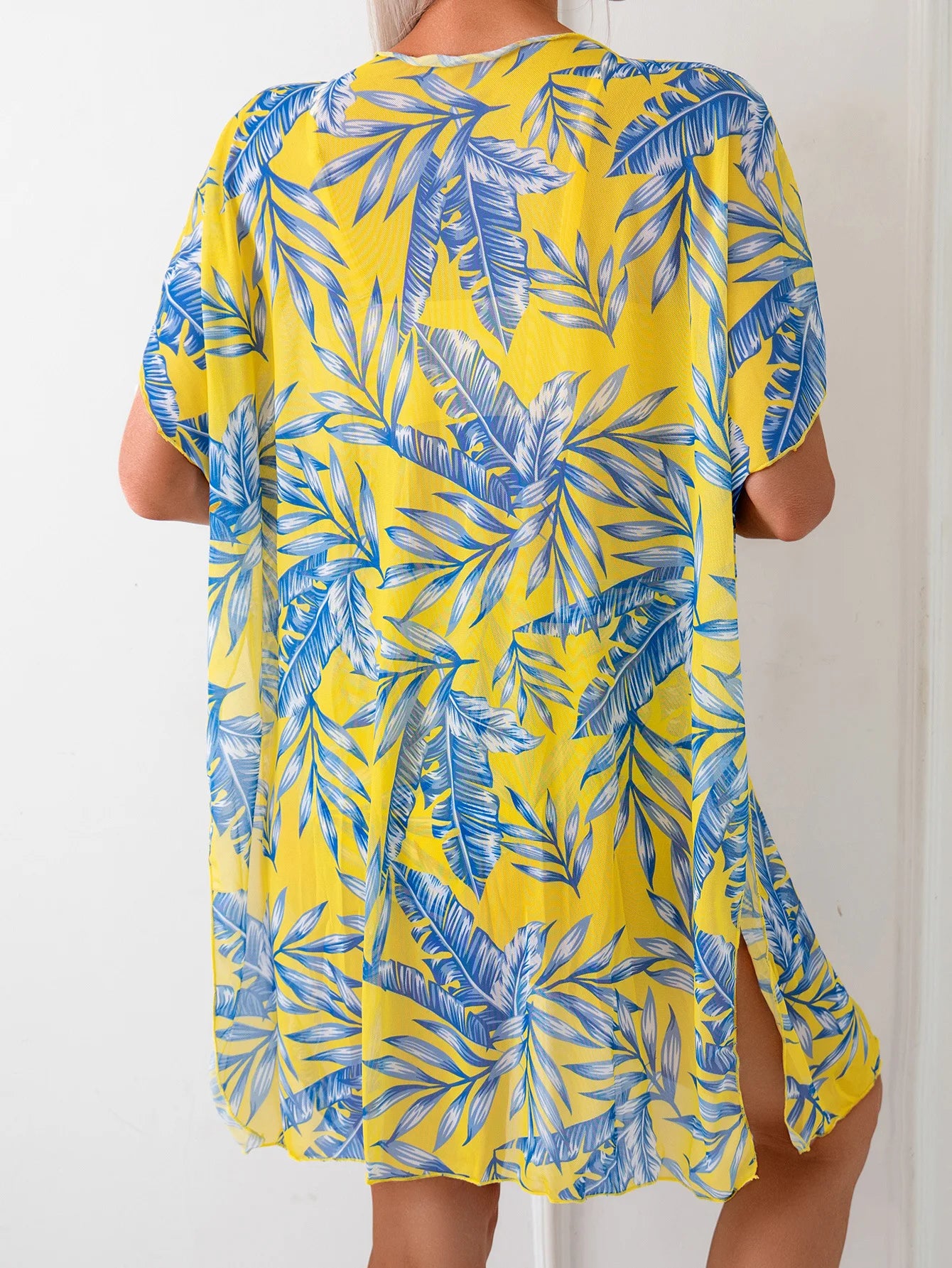 3 Pieces Set Floral Fresh Style Summer Bikini Beachwear