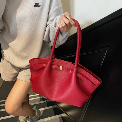 Genuine Leather Elegant Large Capacity Tote Bags