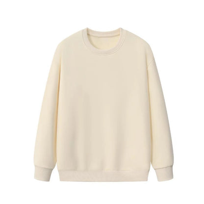 Unisex Basic Fleece Oversized Crewneck Sweatshirts