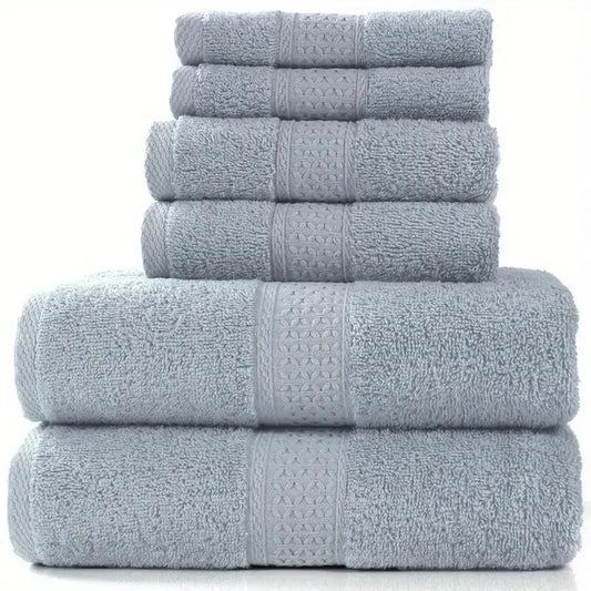 Solid Black Color Home Hotel Style Cotton Hand Bath Towels