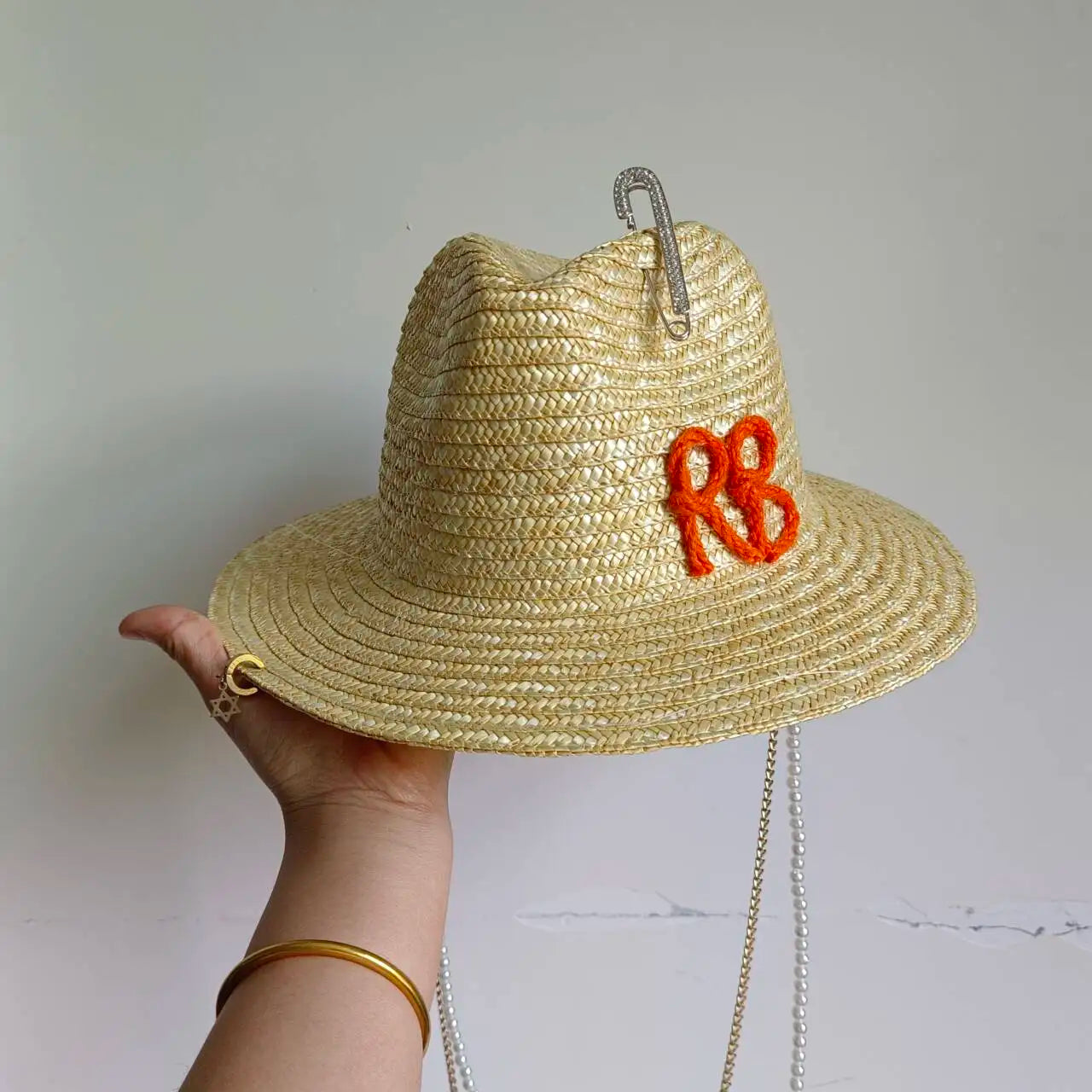 Hepburn Vintage Design Elegant Straw Sun Cap Hat