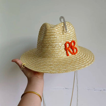 Hepburn Vintage Design Elegant Straw Sun Cap Hat