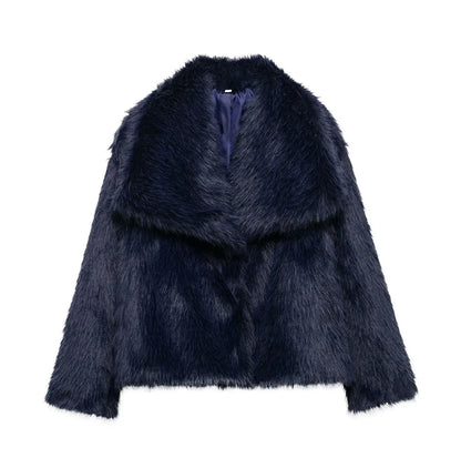 2025 Winter Sweater For Women Fox Fur Cuff Cardigan 100 Wool High Collar Pullover Soft Warm Fashion