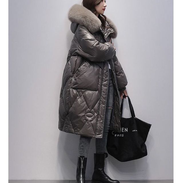 Thick Warm Loose Long Down Coats For Women