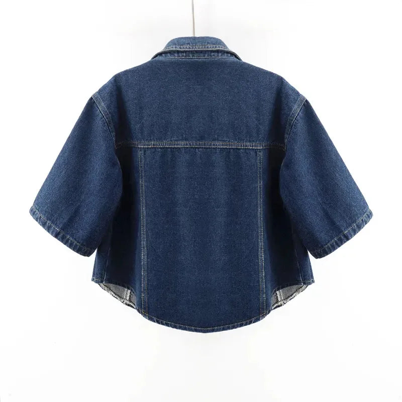 Chic Crop Denim Jackets