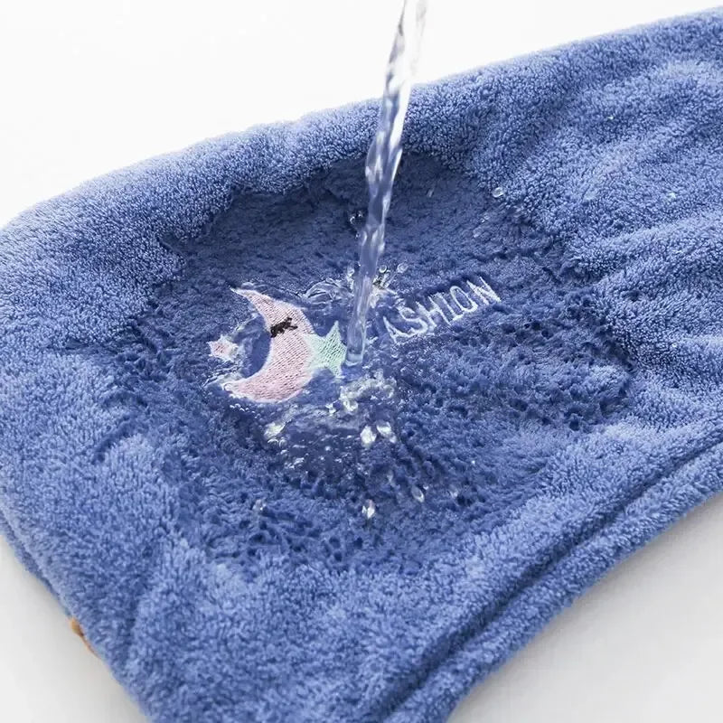 Super Absorbent Microfiber Hair Wrap Quick Dry Towel