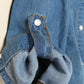 2024 Vintage Denim Shirt: Casual Cropped Style for Women's Summer