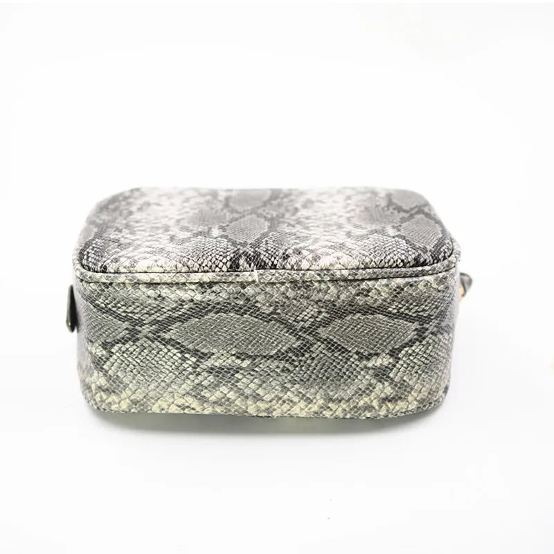 Women Pu Snake Skin Small Crossbody Bags