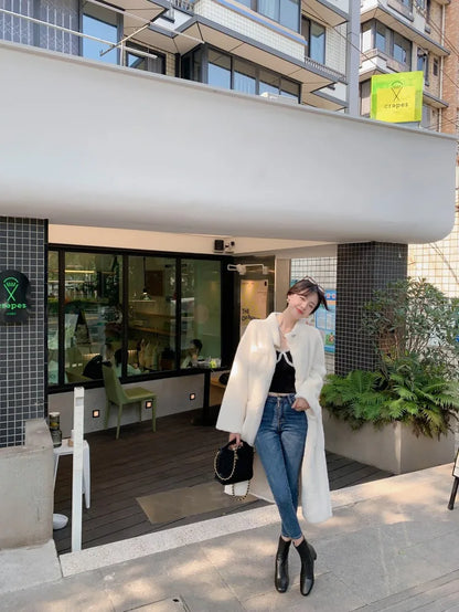 Elegant Zipper Closure Women Suede Boots