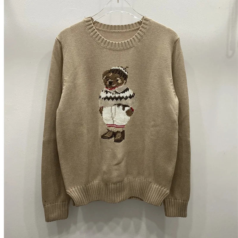 Womens Sweety Bear Cartoony Sweater
