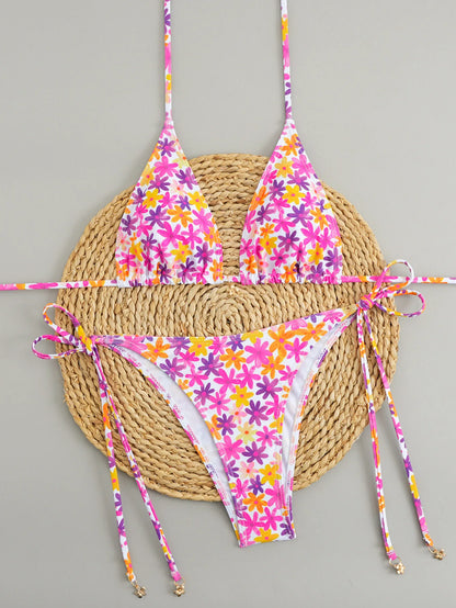 Polka Glow Push Up Bikini