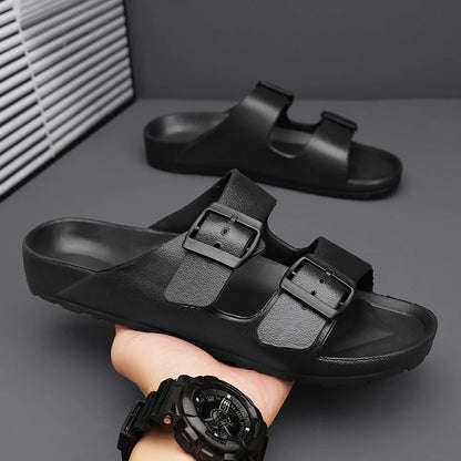 Minimalist White Beach Sandals for Your Next Summer Resort Vacation