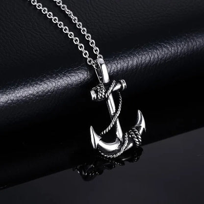 Sailor Style Stainless Steel Anchor Necklaces