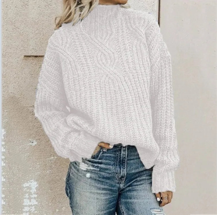 Twisted Belted Long Women Sweaters