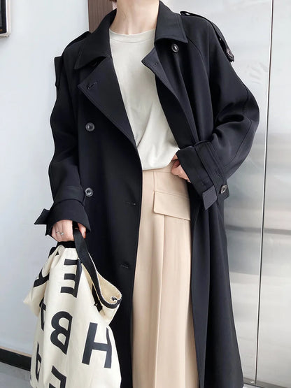 Women Vintage Windbraker Trench Coats