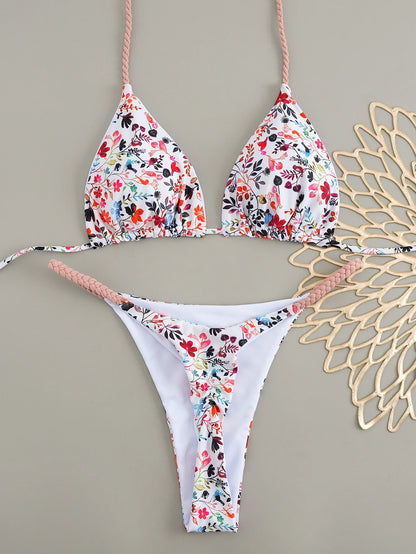 Polka Glow Push Up Bikini