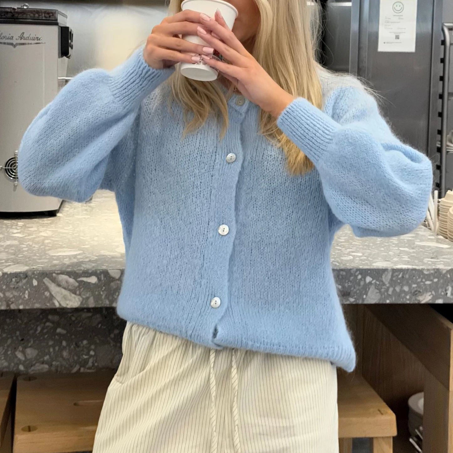 Casual Soft Single Breasted Cardigan Sweater