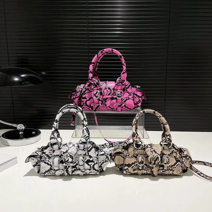Designer Snake Skin Pattern Handbags