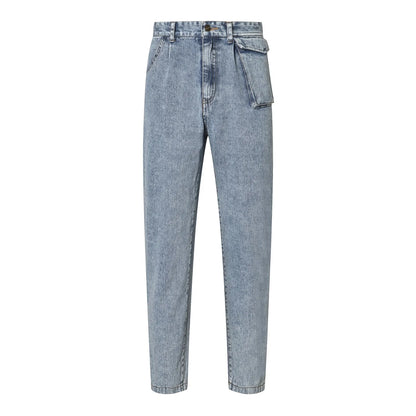 Women’s Straight Leg Baggy Jeans – Casual High Waist Loose Denim Pants