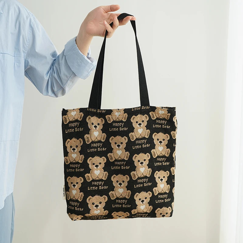 Womens Zebra Large Canvas Tote Bags