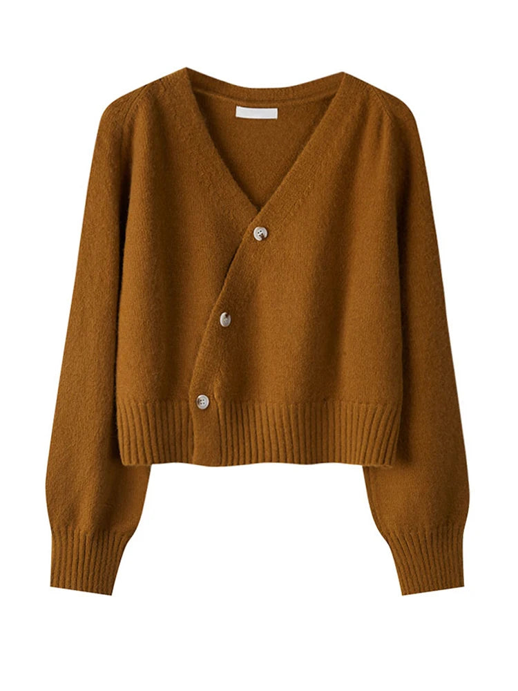 Playful Luxury: The Signature Cherry-Accent Cashmere Cardigan