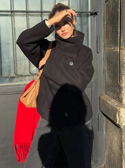 Double Pocket Neckless Jackets