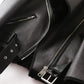 2023 Women's Extra Thick Lamb Leather Rider Jacket with Faux Fur