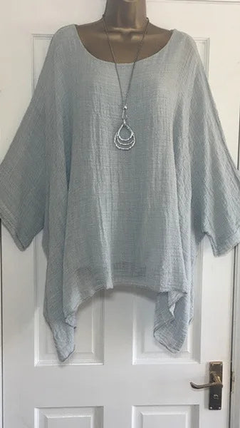 Women Plus Size Batwing Sleeve Sweater