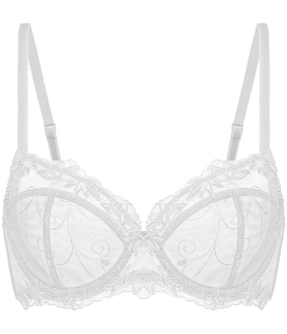 Sexy Lace Push Up Bra Wire Free Unlined Full Coverage Plus Size Women S Lingerie