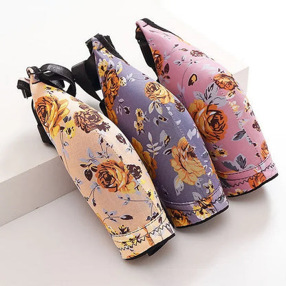 Push Up Front Closure Wireless Bralette Sexy Floral Plus Size Sports Bra For Women