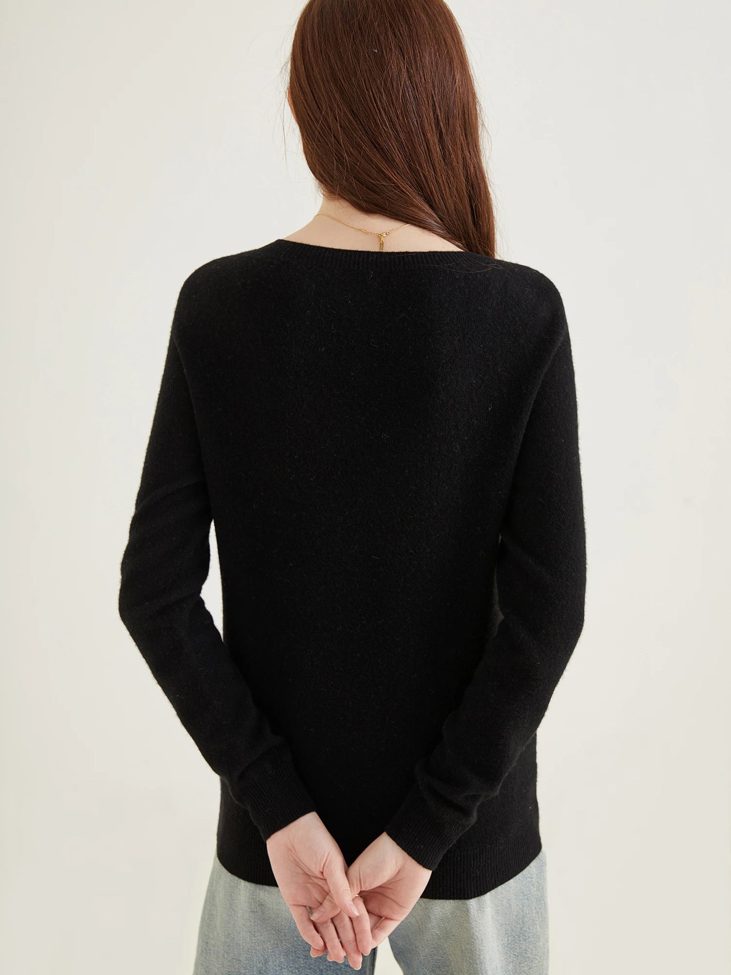 100% Merino Wool Knit Cardigan for Women – Timeless Vintage Style